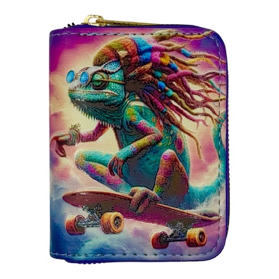 Chameleon Small Digital Print Purse